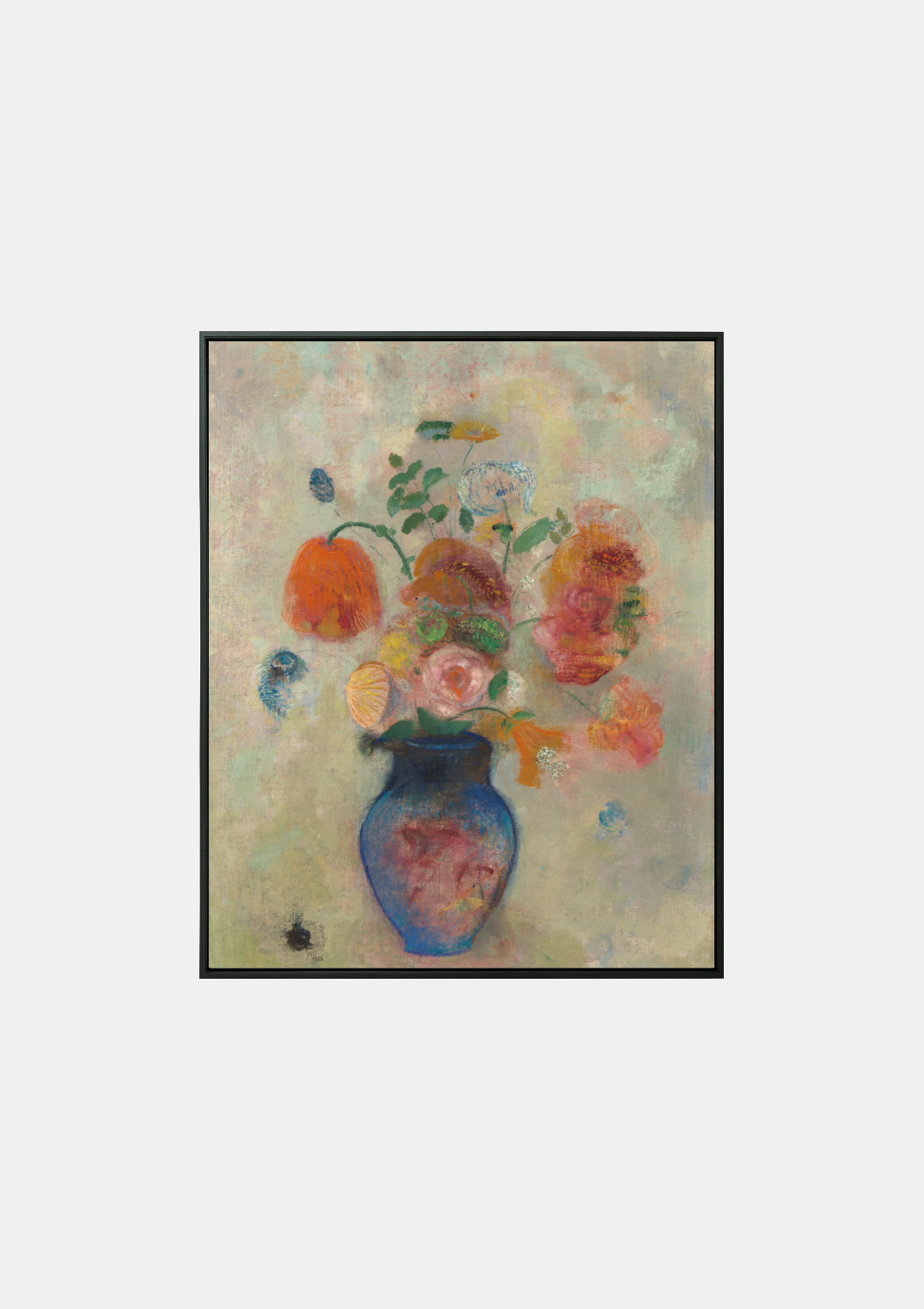 Large Vase with Flowers